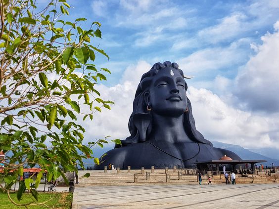 Shiva statue on sunny day
