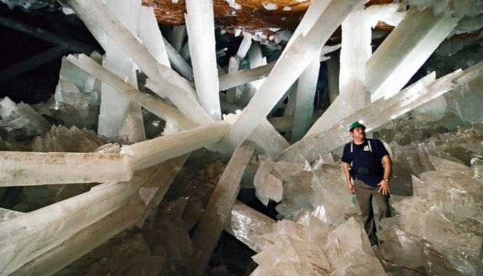 Selenite satin spar crystal cave swords