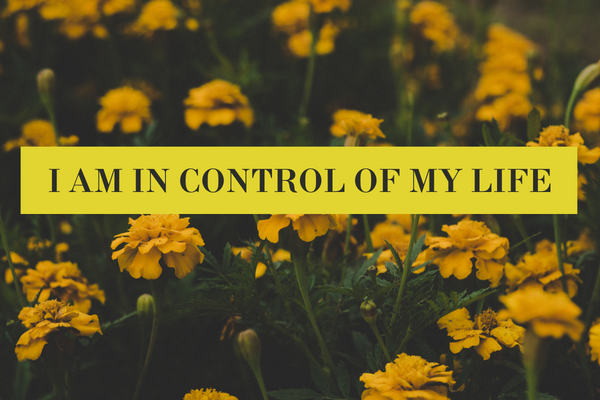 I am in control of my life quote