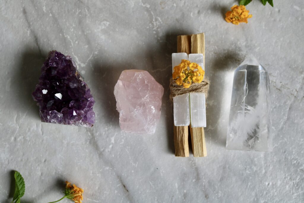 Crystal healing trio kit new moon gemstones