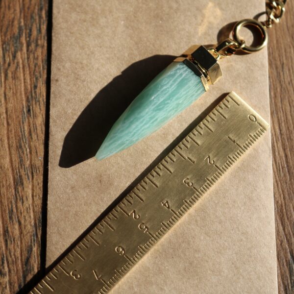 Lovely amazonite chain necklace