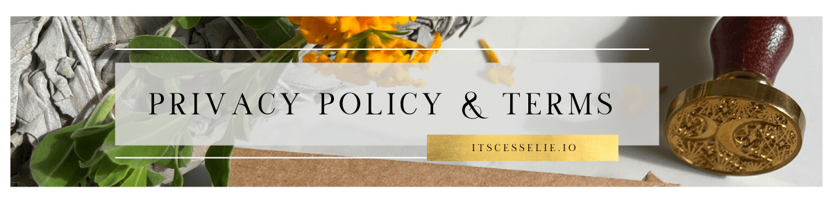 Privacy policy & terms