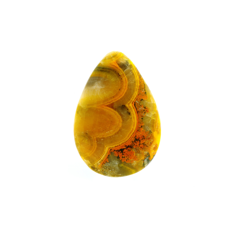 Yellow jasper crystal stone image