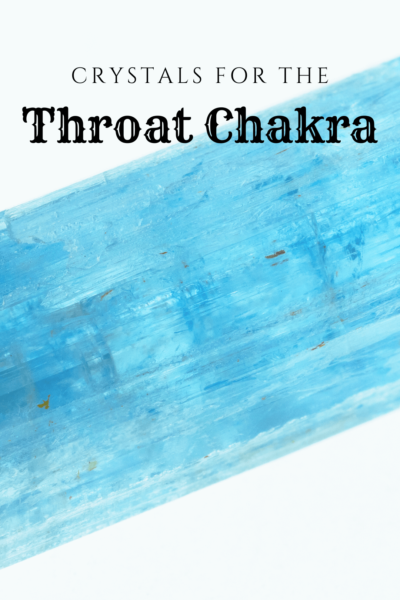 Crystals for the throat chakra aquamarine