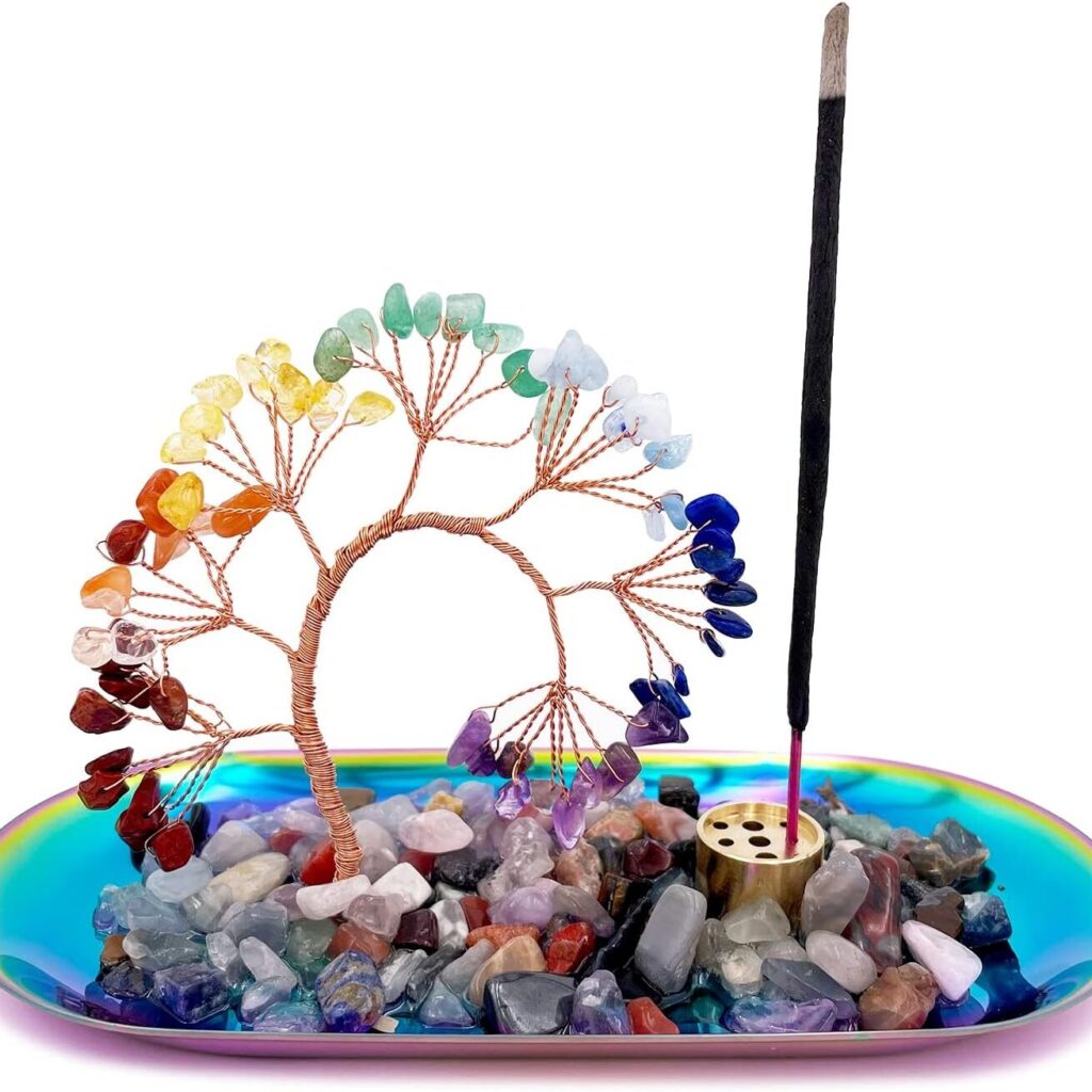 Meditation essentials chakra incense holder