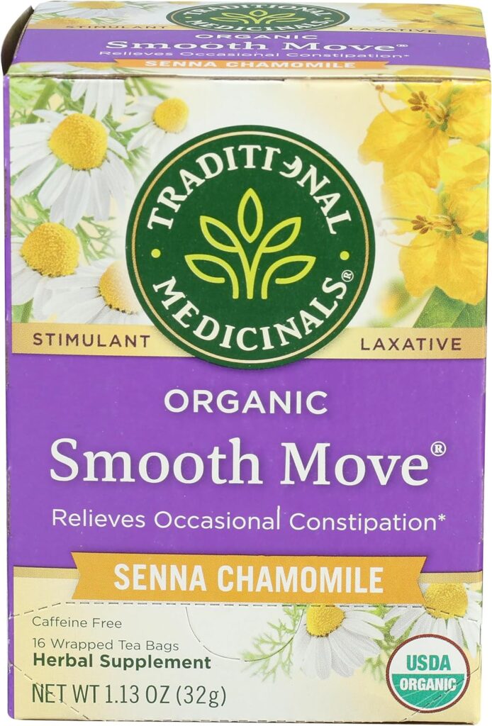 Traditional medicinals organic smooth move chamomile tea