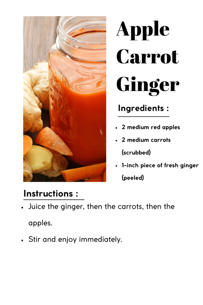 Apple carrot ginger