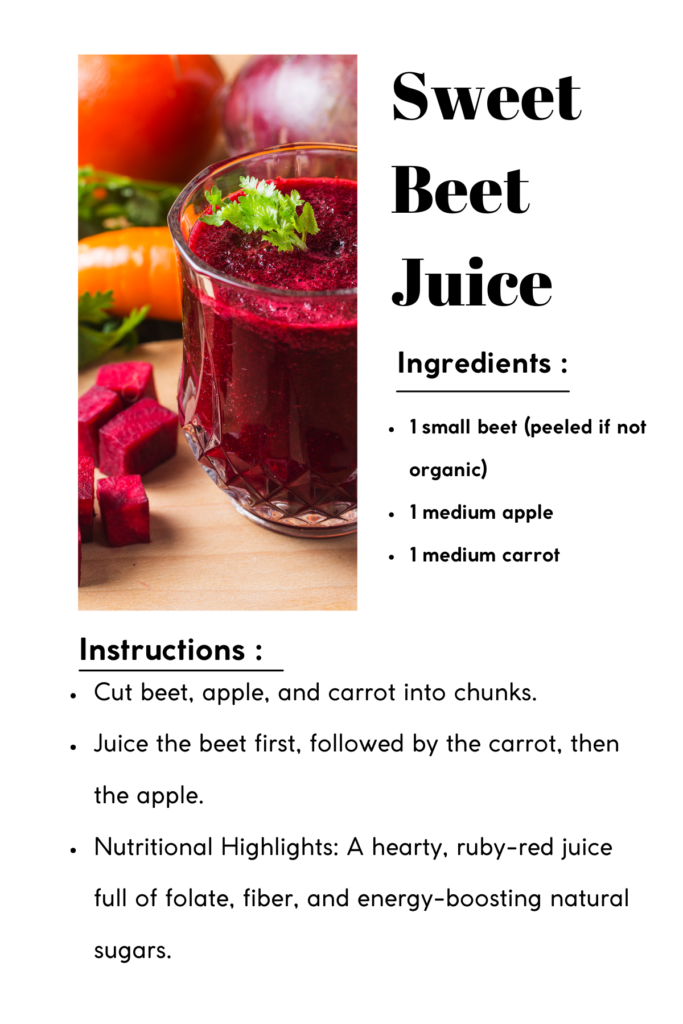 Sweet beet juice