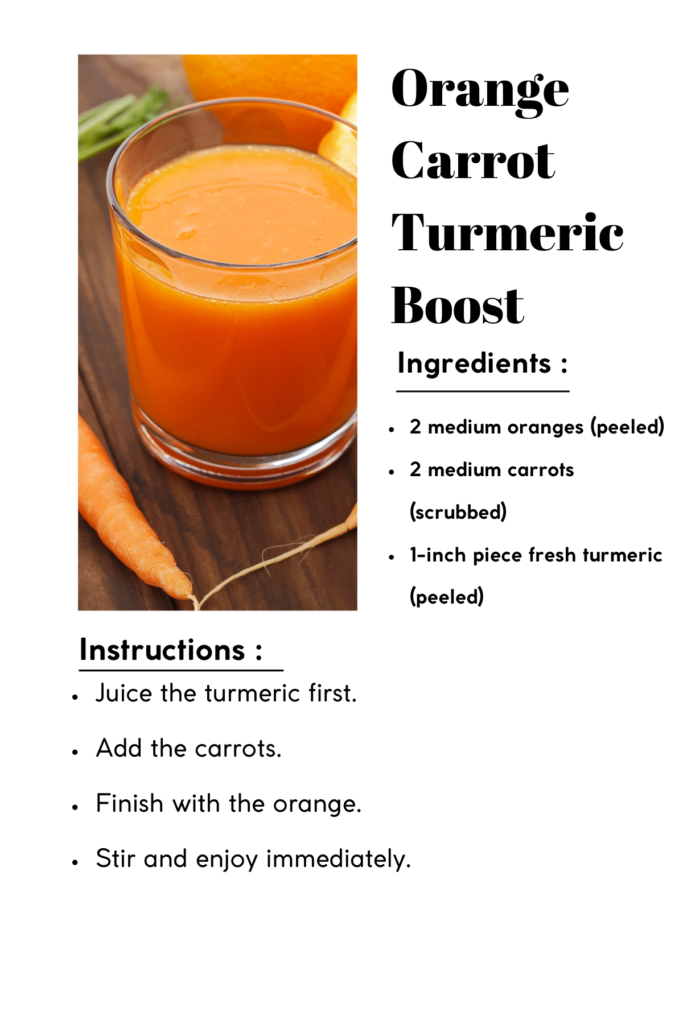 Range carrot turmeric boost