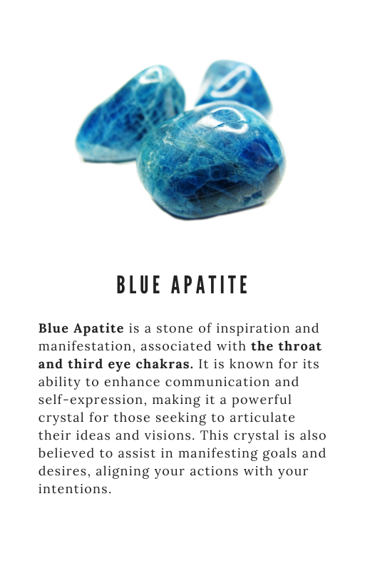 Blue apatite