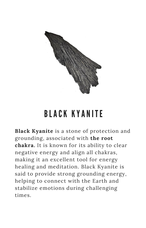 Black kyanite