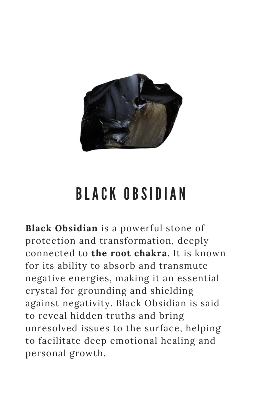 Black obsidian