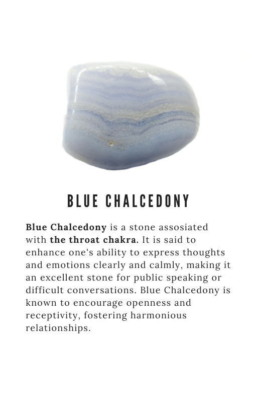 Blue chalcedony