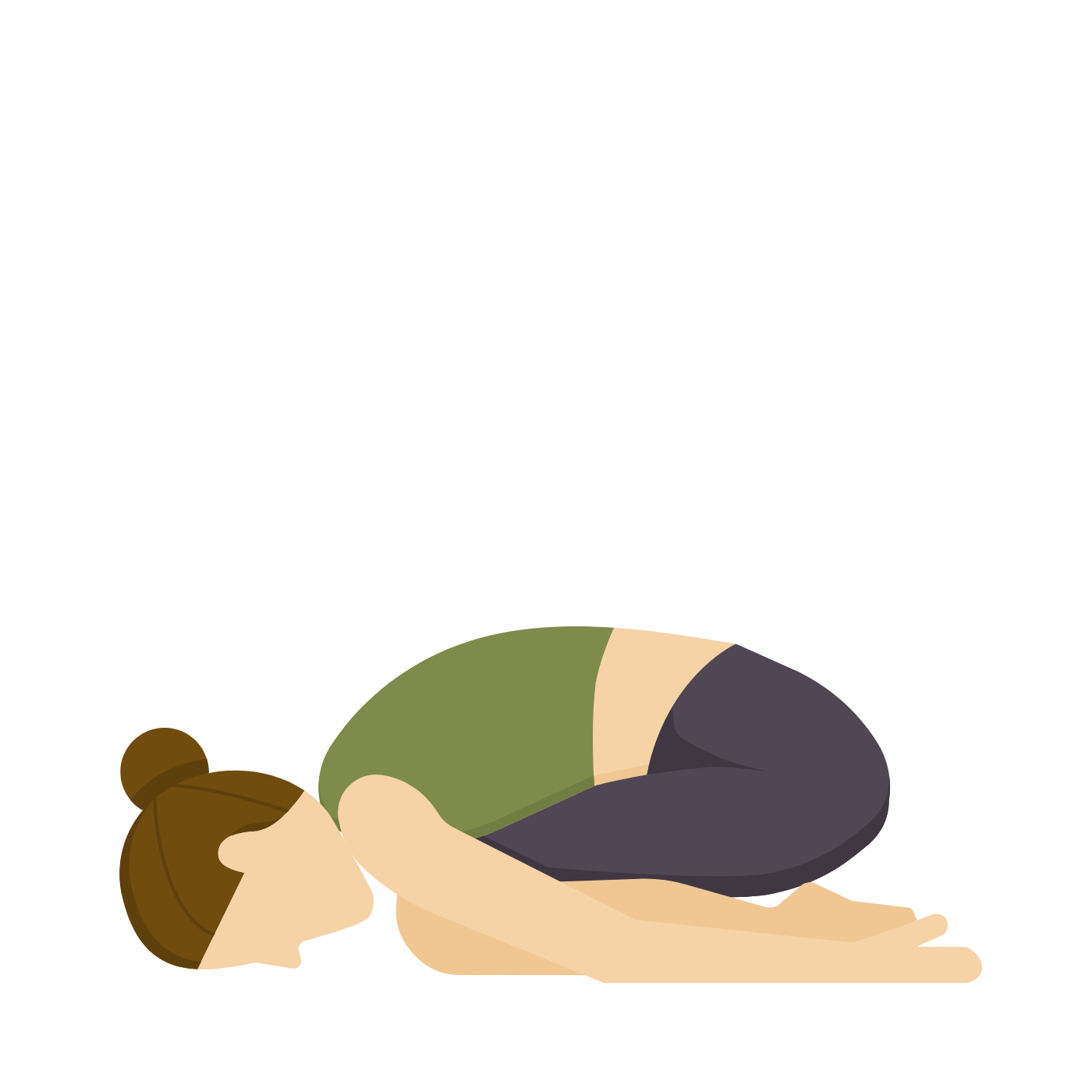 Balasana childs pose
