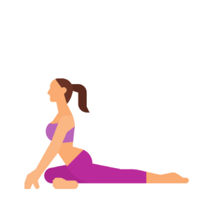 Eka pada rajakapotasana pigeon pose