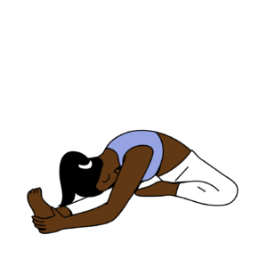 Janu sirsasana head to knee forward bend