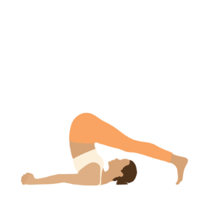 Plow pose halasana