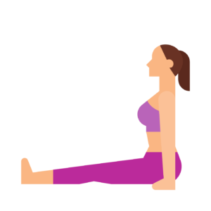 Staff pose dandasana