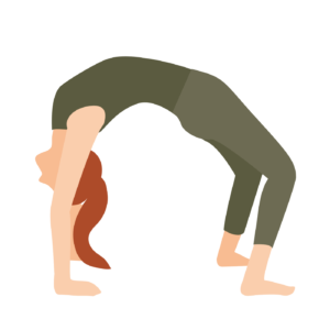 Urdhva dhanurasana wheel pose