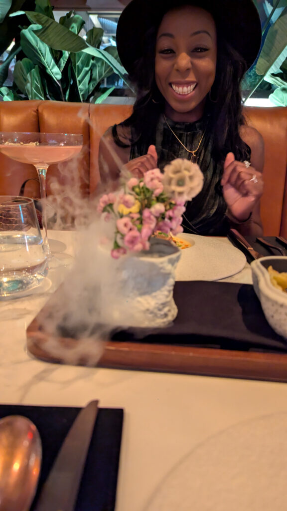 Stubborn Seed Las Vegas: Beautiful Food, But Would We Go Again? 6 Its cesselie stubborn seed flower smoke